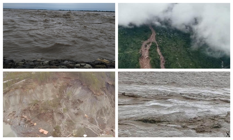 हिजो दिउँसोदेखिको बाढीले रातभरमा हेलम्बु, मेलम्ची, तिम्बु, चनौटे, याङ्ग्री लगायतका क्षेत्र अस्तव्यस्त:ल हेर्नुहोस तस्बिरमा